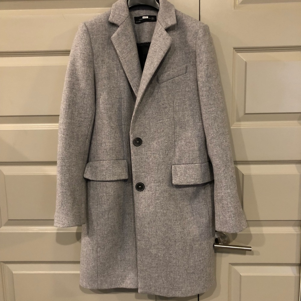 Zara long gray coat